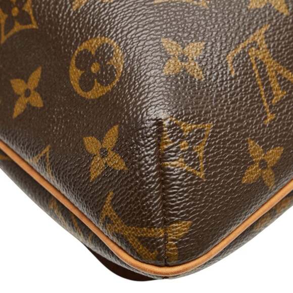 LOUIS VUITTON Brown Monogram Leather Shoulder Bag - Picture 7 of 13